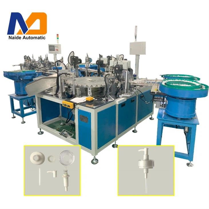 Автоматическая сборочная машина обжимного насоса